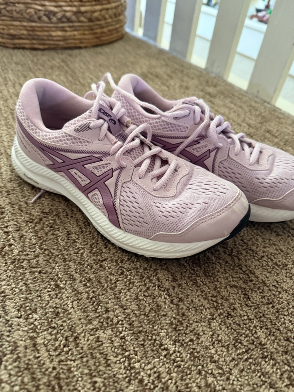 ASICS Women's Light Lavender Athletic Running Shoes